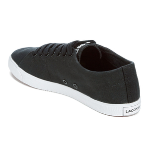 Lacoste Men s Marcel LCR2 Canvas Trainers Black Allsole