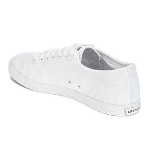 Lacoste Men s Marcel LCR2 Canvas Trainers White Coggles