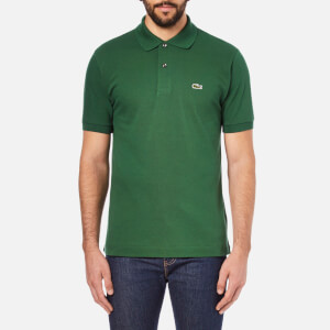 Khaki green online lacoste polo