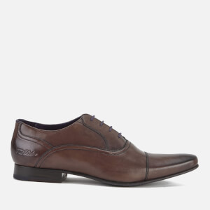 Ted Baker Men s Rogrr 2 Leather Toe Cap Oxford Shoes Brown Allsole