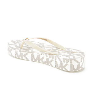 Michael kors sale vanilla flip flops