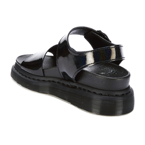 Dr. Martens Women s Shore Romi Petrol Leather Y Strap Sandals Black Coggles