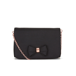 Ted Baker Women s Brandii Bow Detail Evening Bag Black