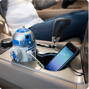 Star Wars R2-D2 Car Charger Merchandise Zavvi Australia