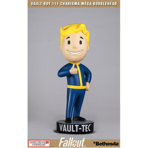 Fallout Vault Boy 111 Charisma 15 Inch Bobblehead | Free