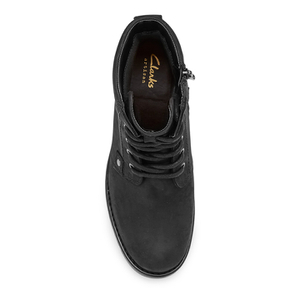 Clarks Women s Orinoco Spice Leather Lace Up Boots Black UK 3 Allsole