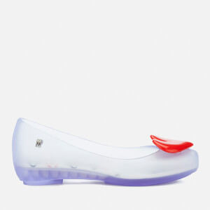 Mini Melissa Kids Alice Ultragirl Ballet Flats Clear Heart