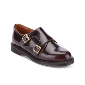 Dr. Martens Women s Pandora Arcadia Double Strap Monk Shoes Cherry Red Coggles