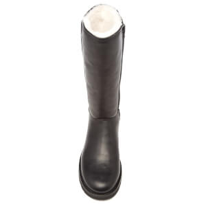 Ugg womens abree ii leather classic boots black clearance