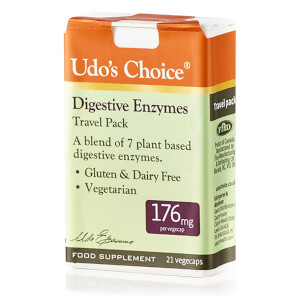 Paquete de viaje de mezcla de enzimas digestivas de Udo's Choice - 21 cápsulas