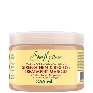 Mascarilla de Tratamiento Strengthen, Grow & Restore con Aceite de Ricino Negro Jamaicano de Shea Moisture 340g