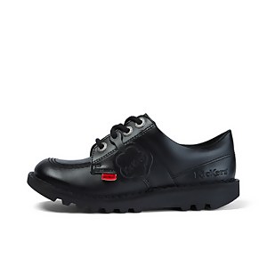 Junior Unisex Kick Lo Leather Black