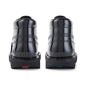 Youth Unisex Kick Hi Patent Leather Black