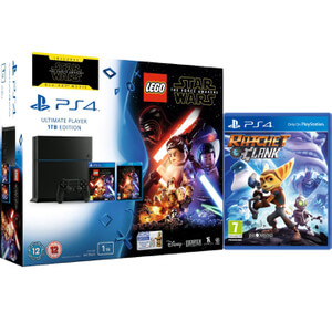 Sony PlayStation - Includes LEGO Star Wars: The Force Awakens, Star Wars: The Force Awakens and & Clank Games Consoles - Zavvi US