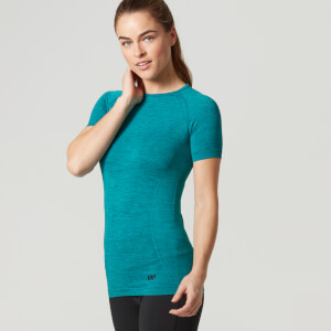Seamless T-Shirt - XS - Green/Blue