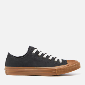 Converse Men s Chuck Taylor All Star II Ox Trainers Black Gum TheHut