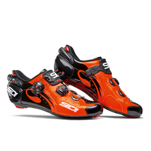 Orange sidi sales cycling shoes