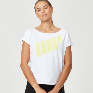 Logo Scoop T-Shirt - XS - White