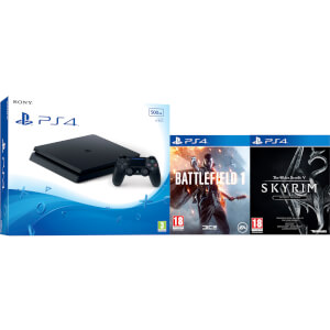 PlayStation 4 Slim 500GB Console with Battlefield 1 The Elder