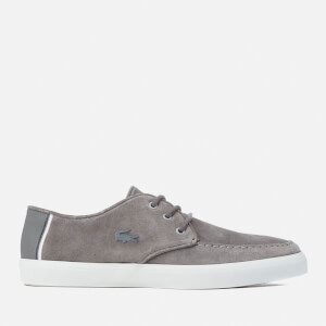 Lacoste Men s Sevrin 316 1 Suede Boat Shoes Dark Grey TheHut