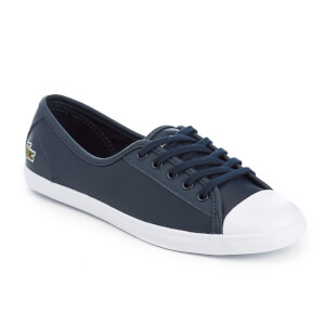 Lacoste Women s Ziane Bl 1 Leather Lace Up Pumps Navy Coggles