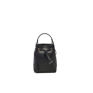 値下げ不可　FURLA ドローストリングバッグ STACY Mサイズ ブラック FURLA（フルラ）の「ステイシー ドローストリングバッグ