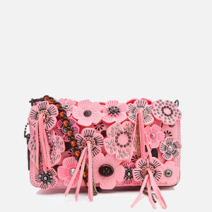 Coach Women s Wild Tea Rose Dinky Cross Body Bag Petal