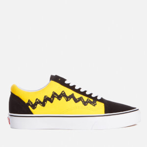 Vans X Peanuts Men s Old Skool Trainers Charlie Brown Black Coggles