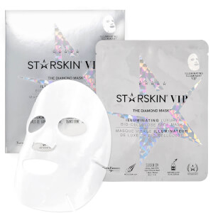 Mascarilla facial VIP iluminadora de biocelulosa con coco Second Skin The Diamond Mask™ de STARSKIN