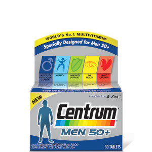 Comprimidos multivitamínicos 50 Plus para hombre de Centrum - (30 comprimidos)