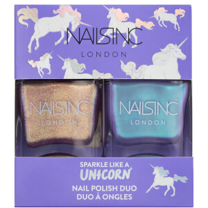 nails inc. Sparkle Like a Unicorn Nail Varnish Duo Kit 2 x 14ml
