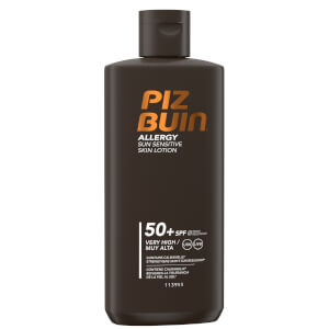 Loción Allergy para pieles sensibles al sol de Piz Buin - FPS 50+ muy alto 200 ml