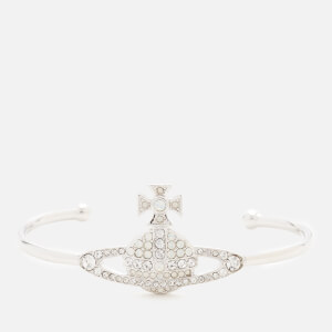 Vivienne Westwood Women s Kika Open Bangle White Opal