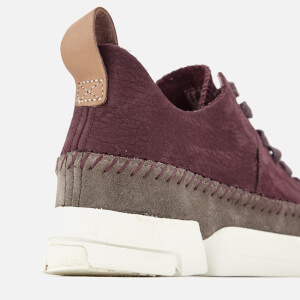 Clarks Originals Women s Trigenic Flex Shoes Burgundy Nubuck Allsole