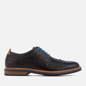 Clarks Men s Pitney Limit Leather Brogues Black