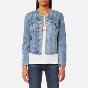 Levi's altered shop zip trucker jacket