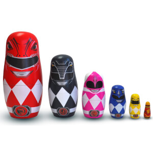 Power Rangers Wooden Nesting Dolls