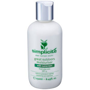 Simplicite Great Outdoors Moisturiser With Sunscreen SPF15 250ml