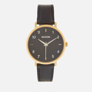 Nixon Women s The Arrow Leather Watch Gold Black