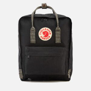 Black striped kanken backpack on sale