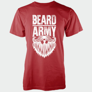 Beard Army Men's Red Insignia T-Shirt