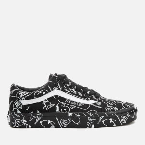 Vans old 2025 skool snoopy black