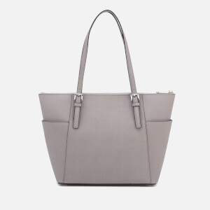 MICHAEL MICHAEL KORS Women s Jet Set East West Top Zip Tote Bag Pearl Grey Coggles