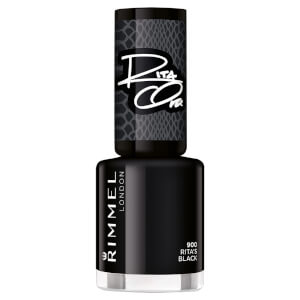 Rimmel 60 Seconds Rita Shades of Black Nail Polish (Various Shades)