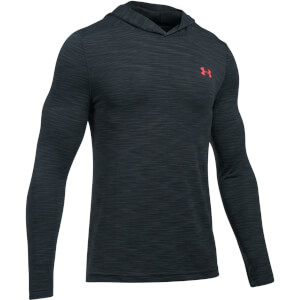 Under Armour Men s Threadborne Seamless Hoody Black Red