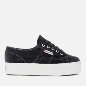 Superga velvet black on sale