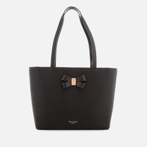 Ted Baker Women s Cattas Bow Detail Small Shopper Bag Black