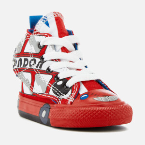 Converse Toddlers Chuck Taylor All Star Simple Step Hi Top Trainers Casino White Blue Jay Allsole