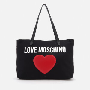 Love Moschino Women's Heart Logo Tote Bag - Black