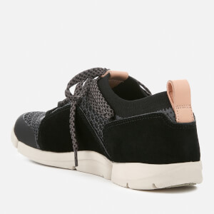 Clarks Women s Tri Amelia Mesh Trainers Black Combi Allsole